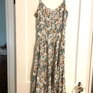 Silky Floral dress by Cupshe with pearly buttons in a Small